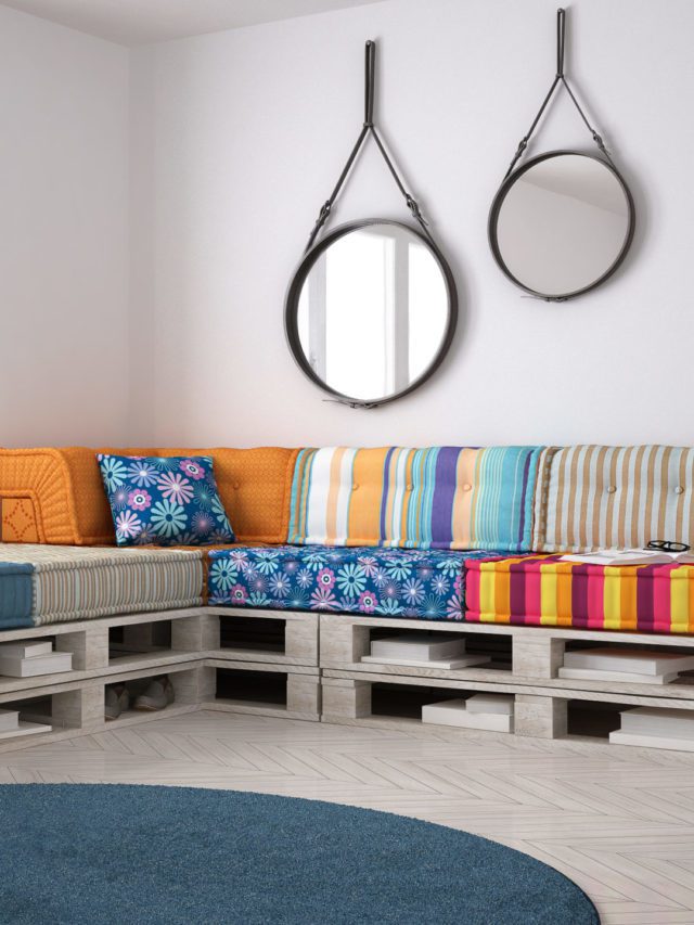 4 ideias para usar sofá de palete na decoração