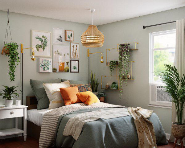 Foto que ilustra matéria sobre decoração de quarto pequeno