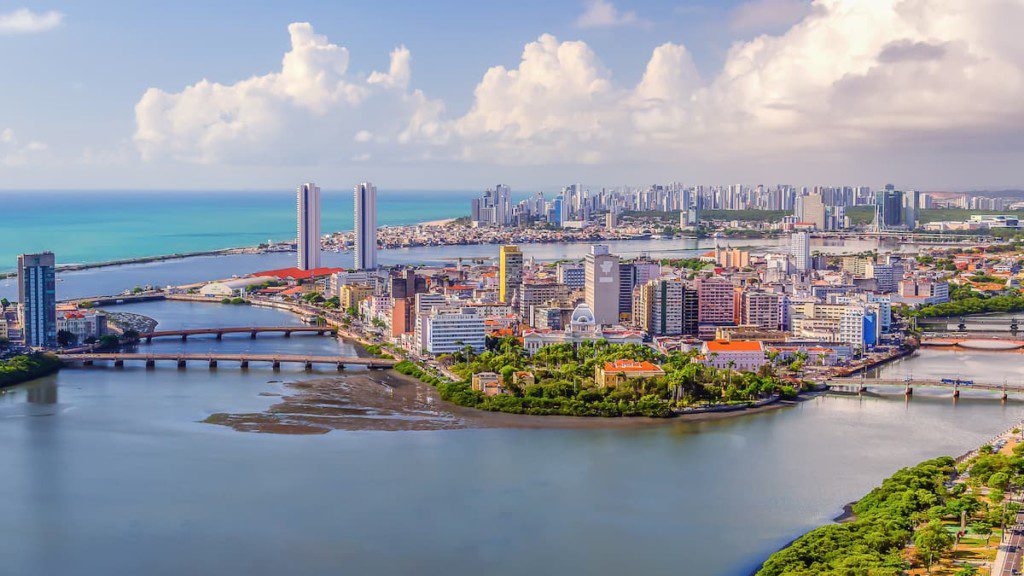 Vista panorâmica de Recife.