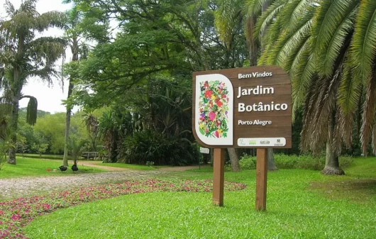 Fotografia do Jardim Botânico de Porto Alegre.