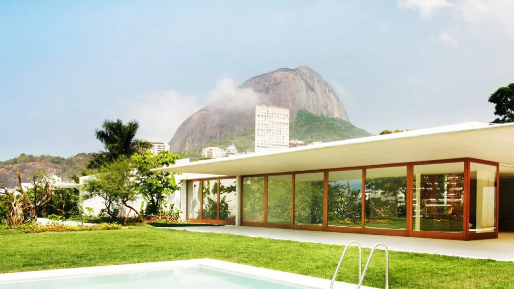 Fotografia da Casa Jardim Pernambuco, um condomínio de luxo do Leblon, no Rio de Janeiro.